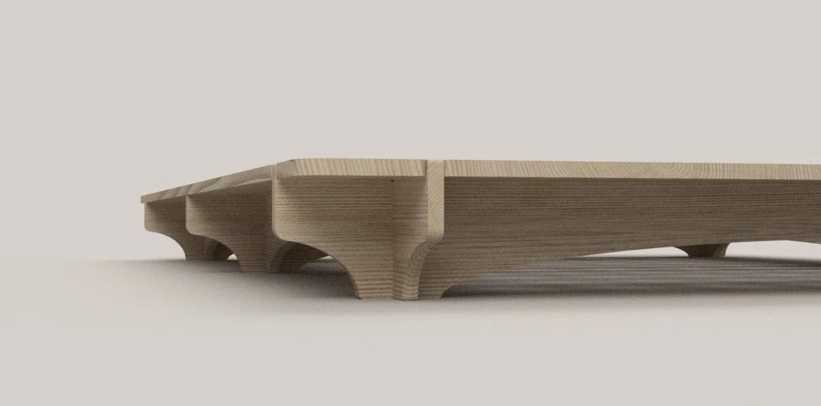 Arch Bedframe corners