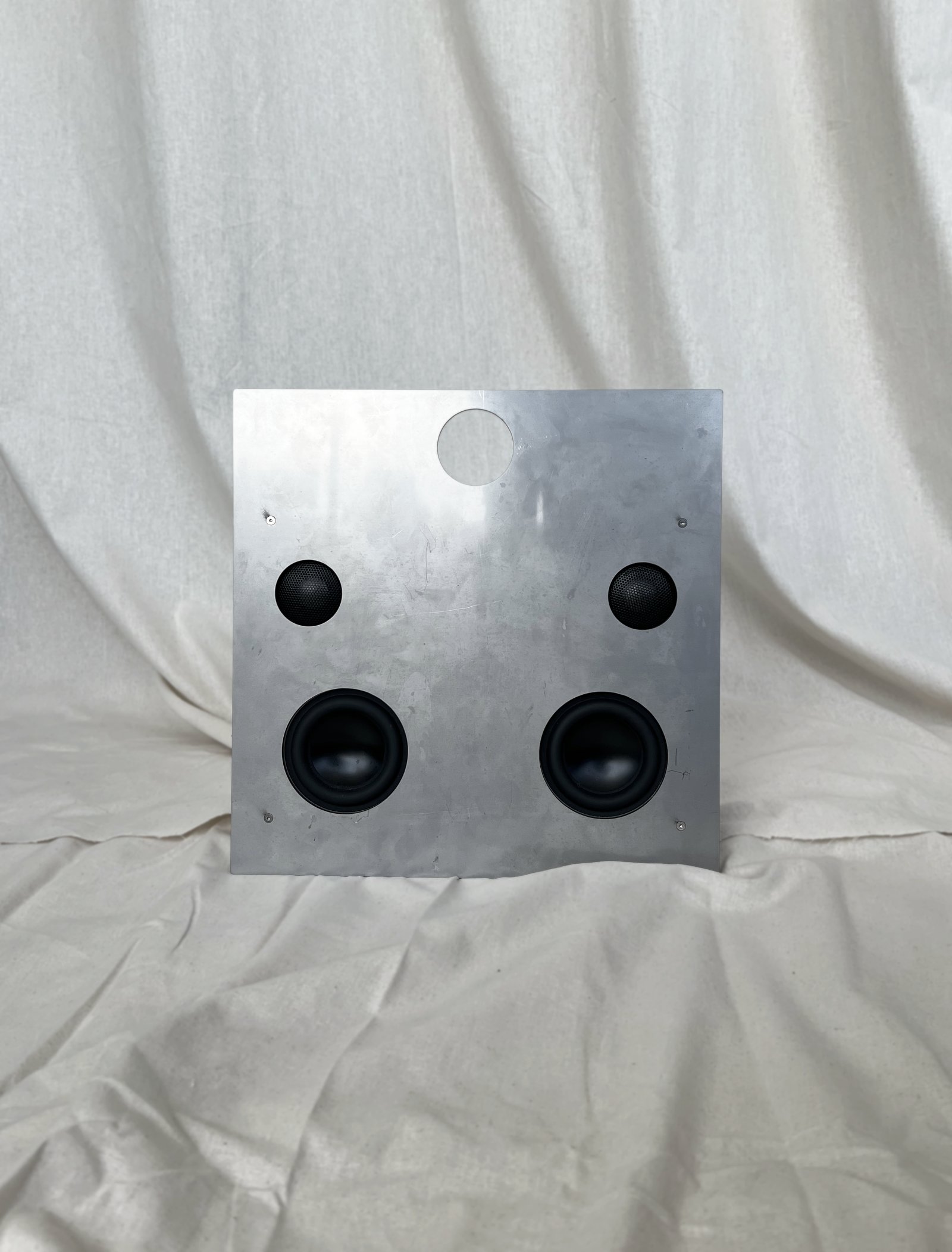 M Speaker — brutalist bluetooth speaker